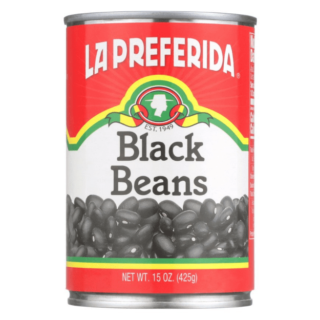Black Beans Frijoles Negros (15oz, 30oz, 50oz) La Preferida