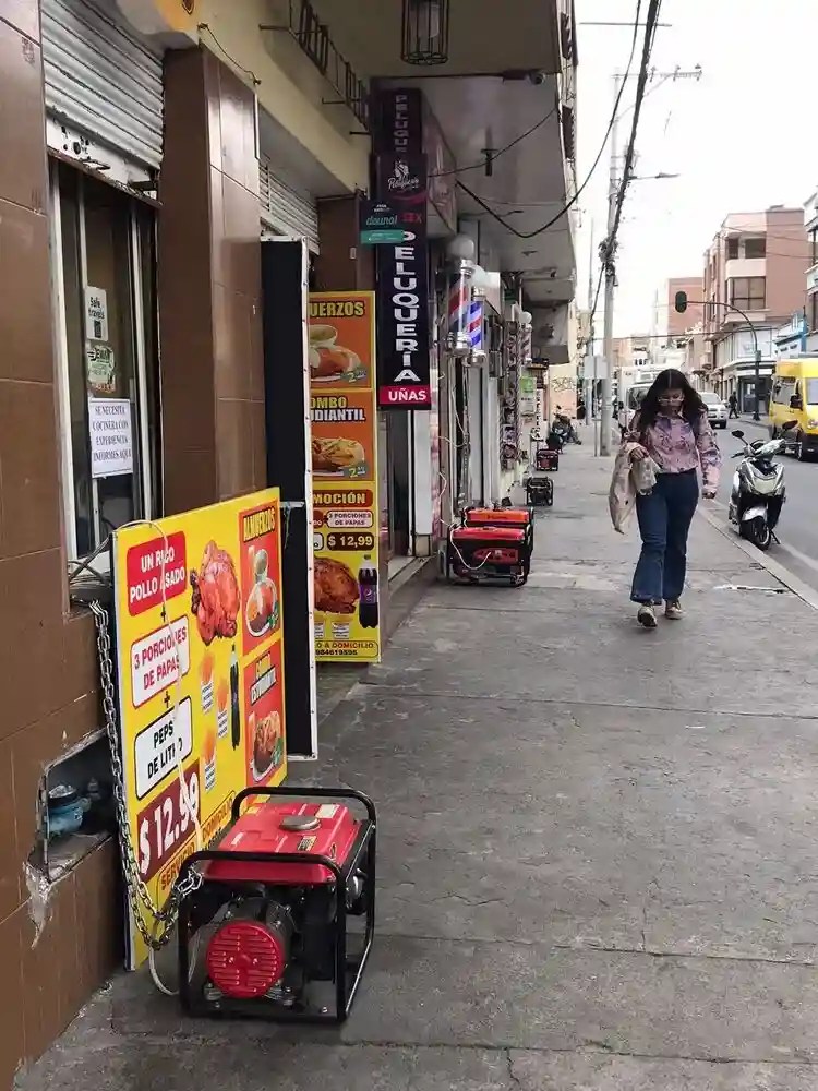 No hay generadores eléctricos de venta en Riobamba Diario La Prensa