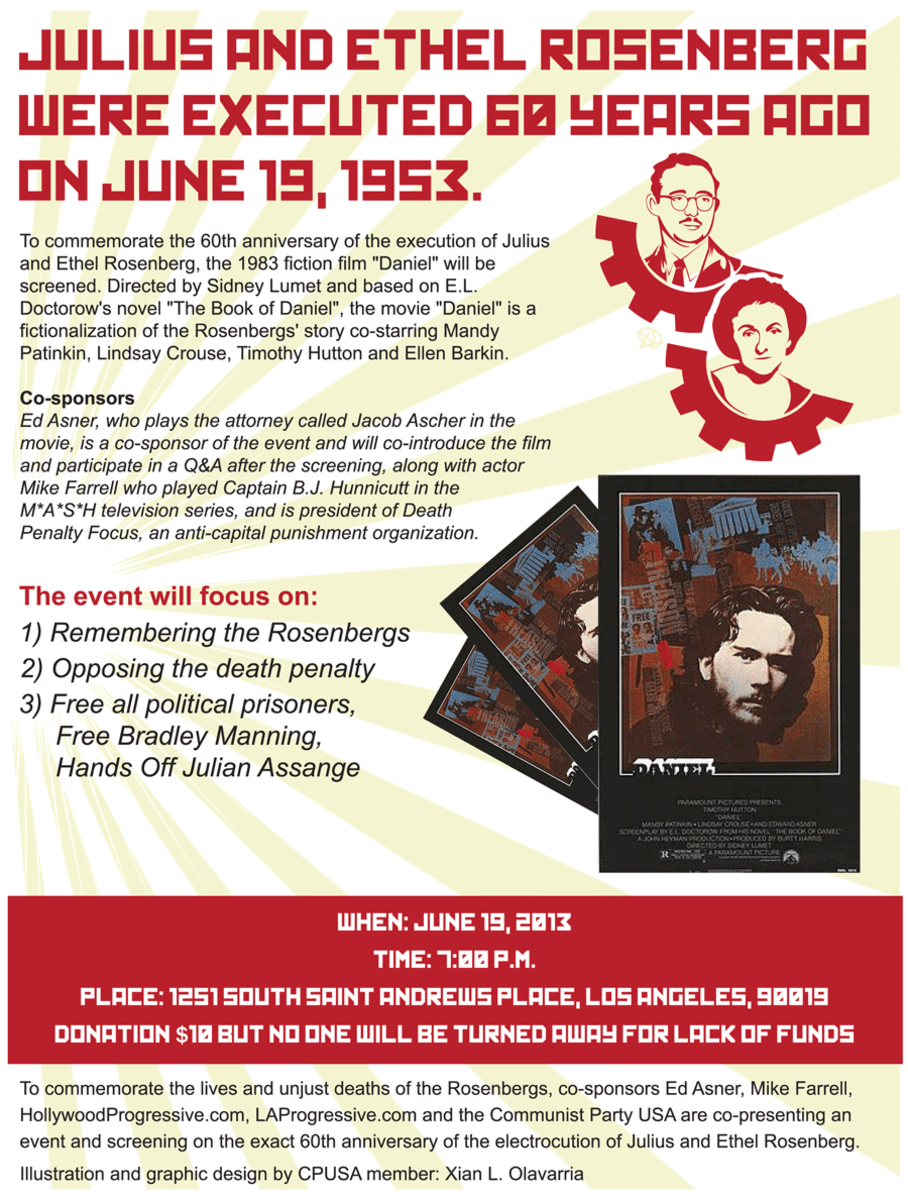 Remembering Julius and Ethel Rosenberg