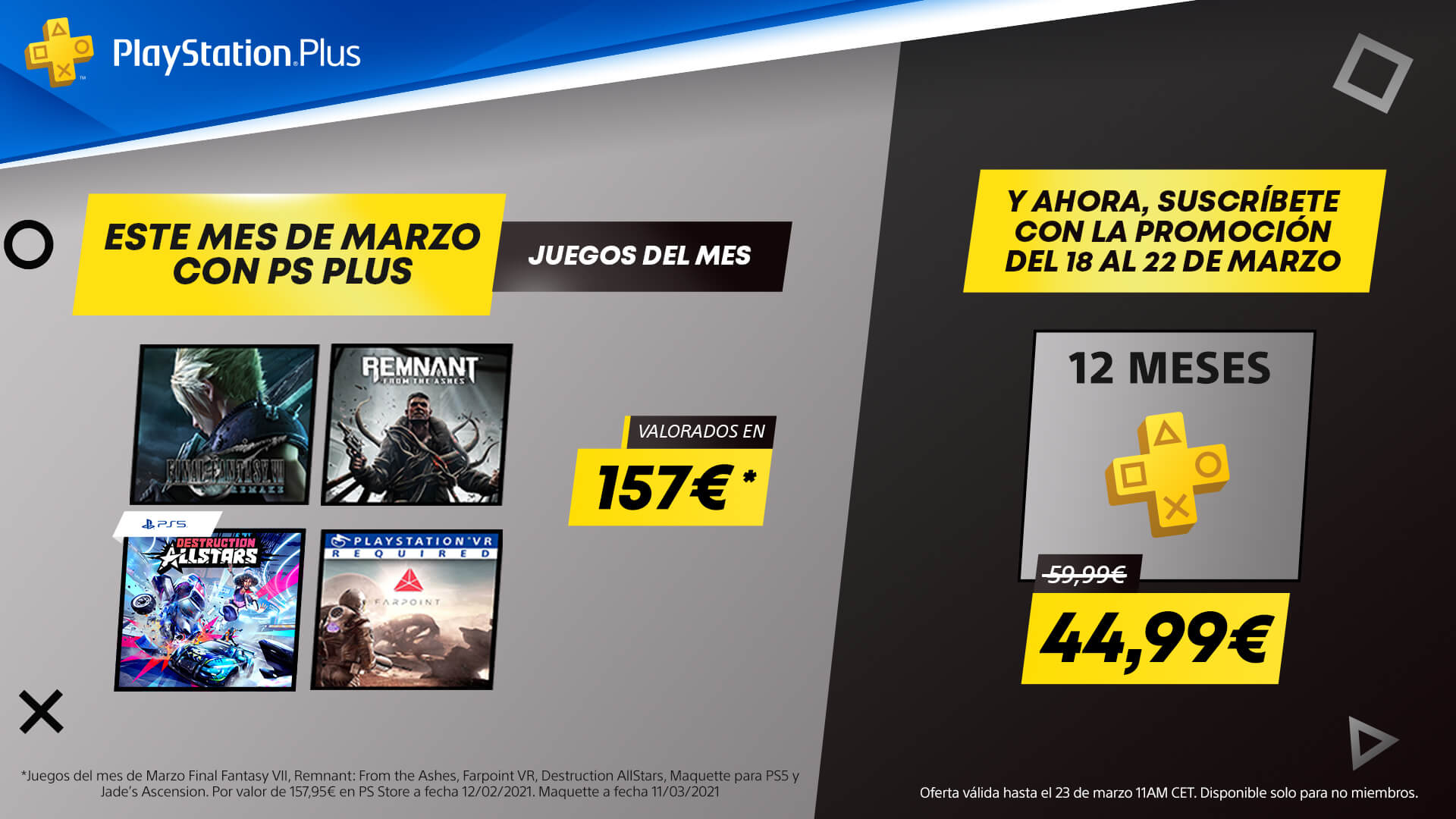 PS Plus y PS Now Suscripción de 12 meses tiene un 25 de descuento