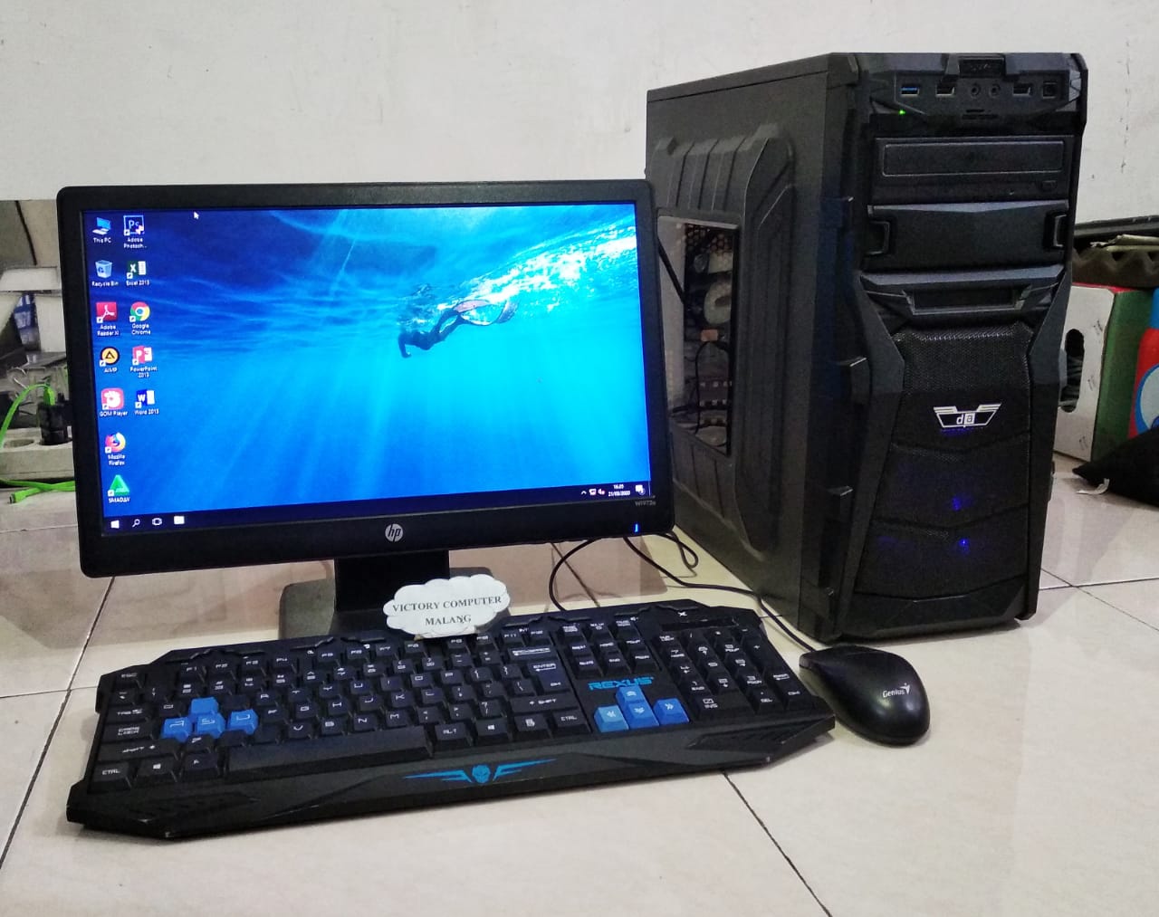 Jual PC Komputer Gen6 Gaming & Desain Lengkap Laptop Bekas Malang