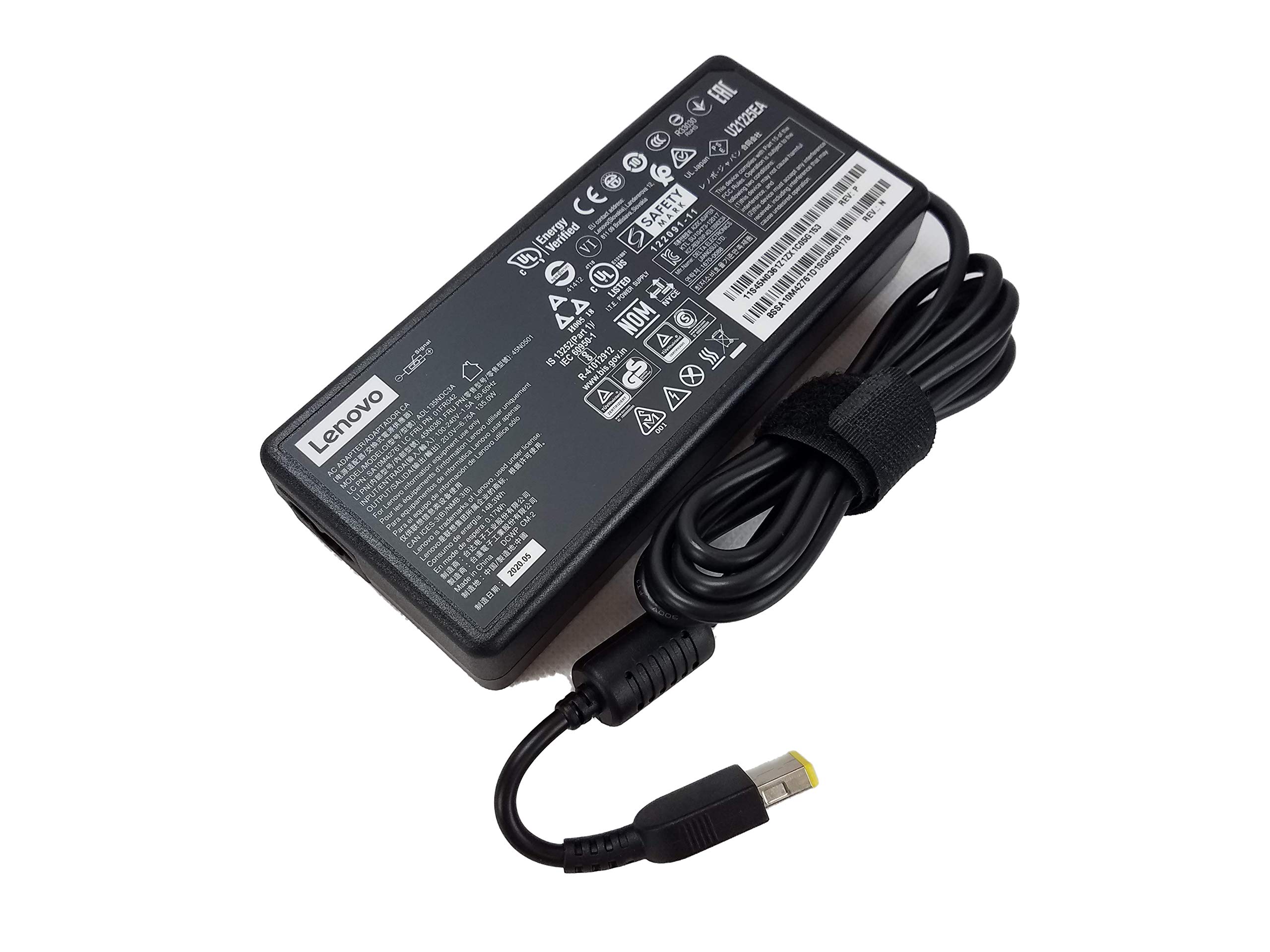 Lenovo IdeaPad 20V 6.75A 135W Laptop Charger for Lenovo 45N0361 45N0501 ADL135NLC2A ADL135NLC3A