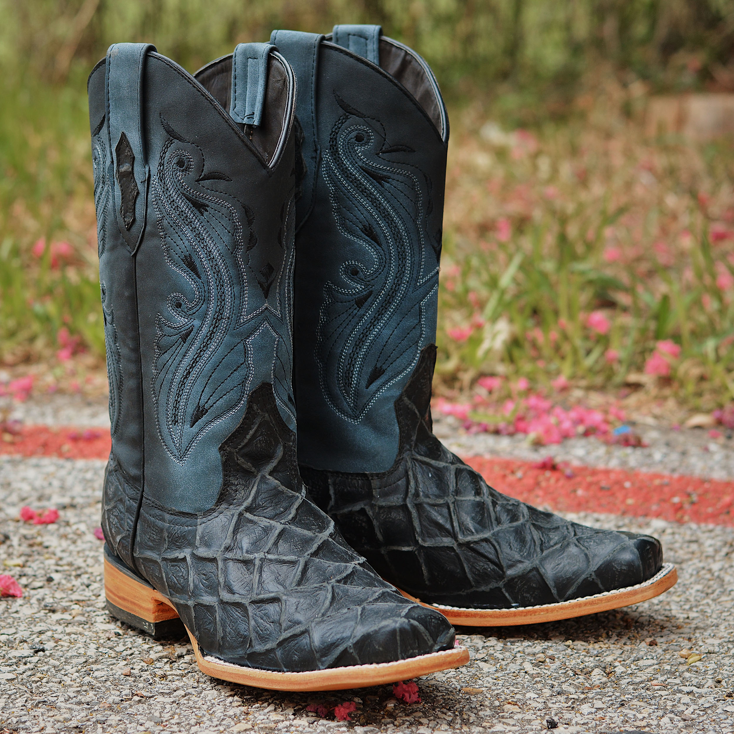 Mens Cowboy Boots Black