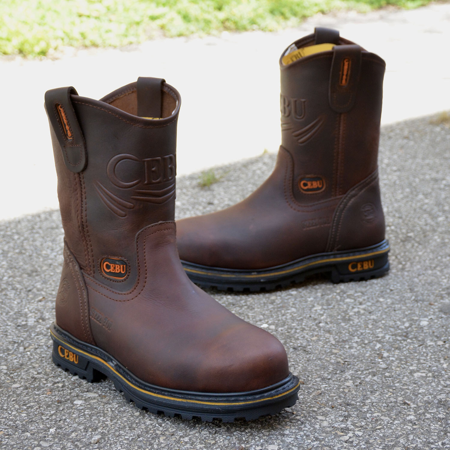 Cebu A/Tractor SteelToe Heavy Duty Work Boots La Raza Western Wear