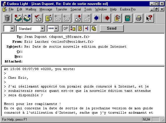 Adresse Mail Anglais Exemple