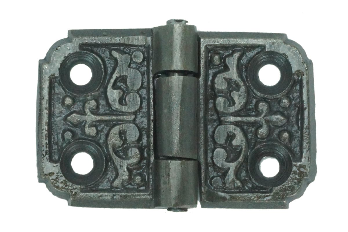 Small Door Hinge 2" Cast Iron Hinge, Vintage Finish