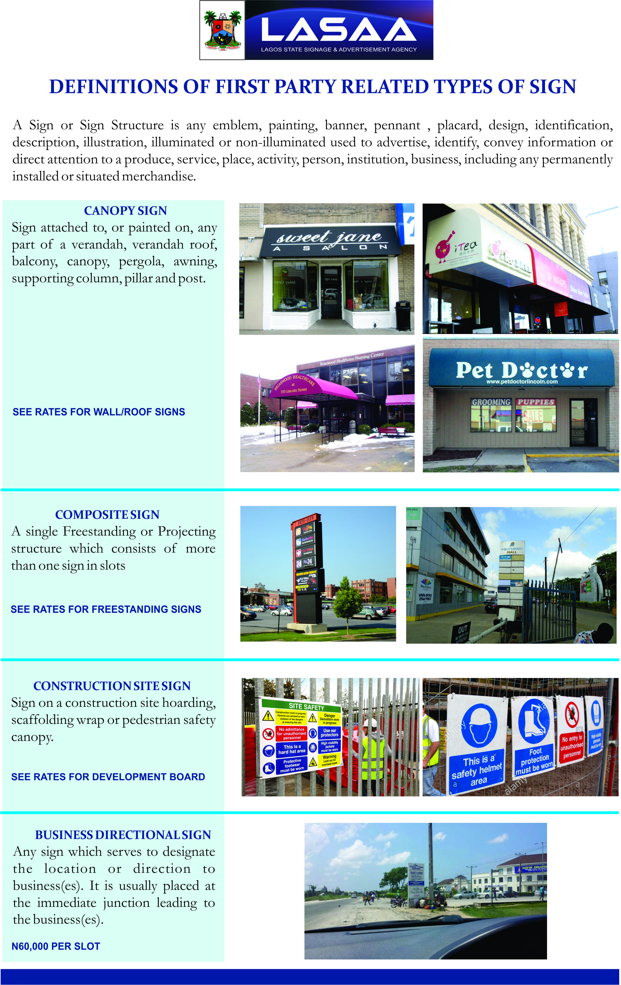 Apply for Signage Permit Lagos State Signage & Advertisement Agency