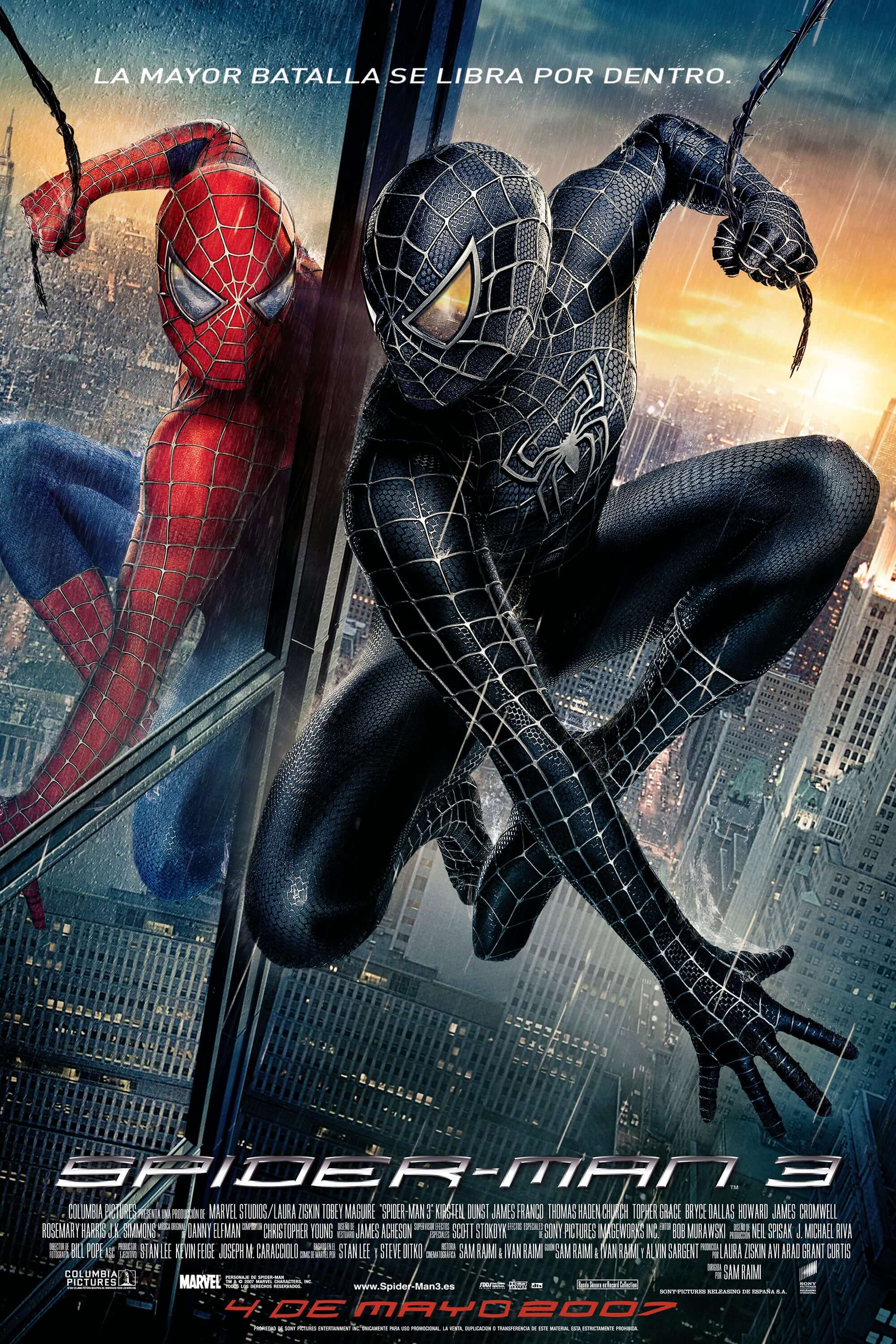 Spider Man 3 Sam Raimi 2007 Lasdaoalplay