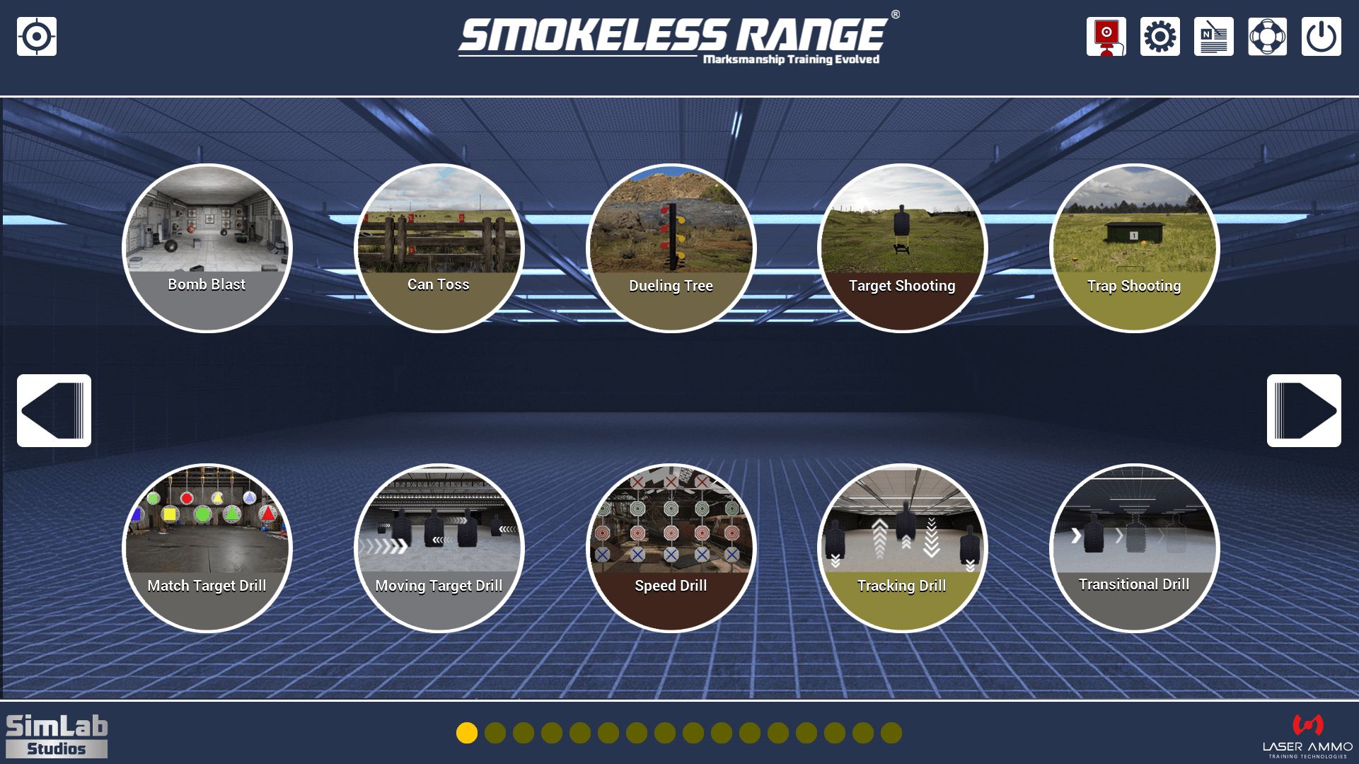 Smokeless Range Simulator for Laser Training Laser Ammo