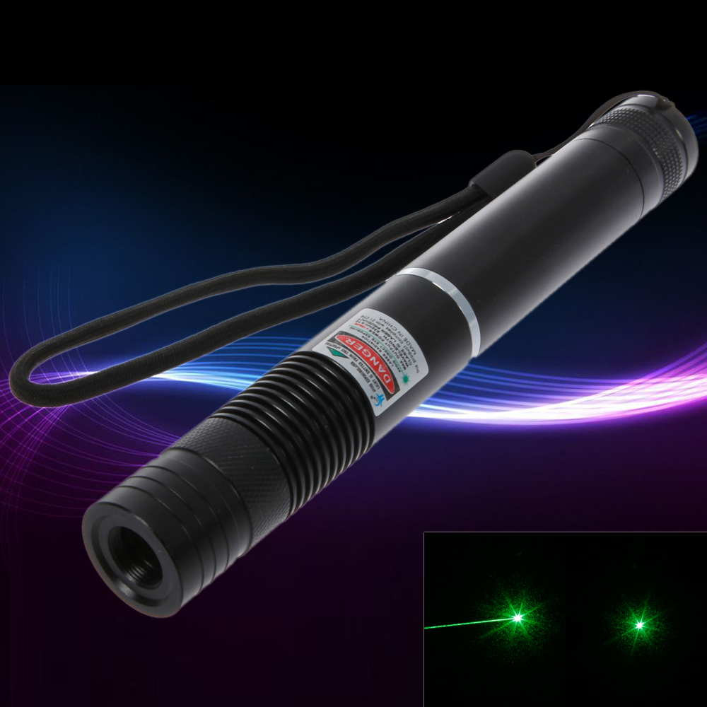 5mW 532nm Focus Green Beam Light Laser Pointer Pen Black Laserpointerpro