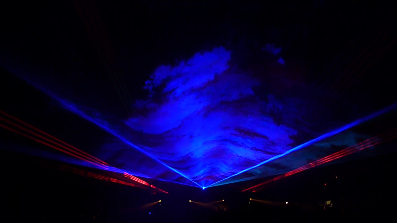 Underwater Type Laser Show Effects Laser Spectacles, Inc.