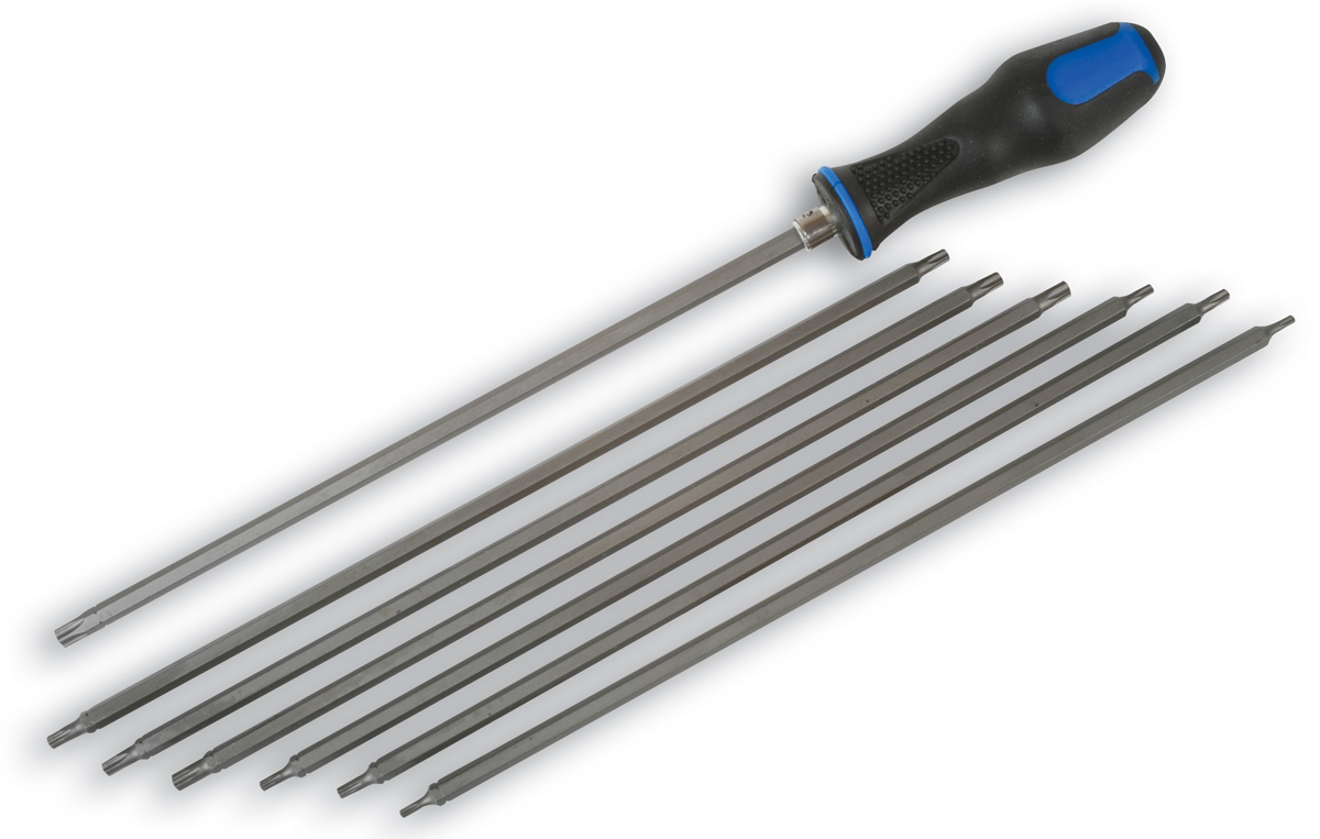 Laser Tools 3992 Extra Long Star Screwdriver Set 7pc