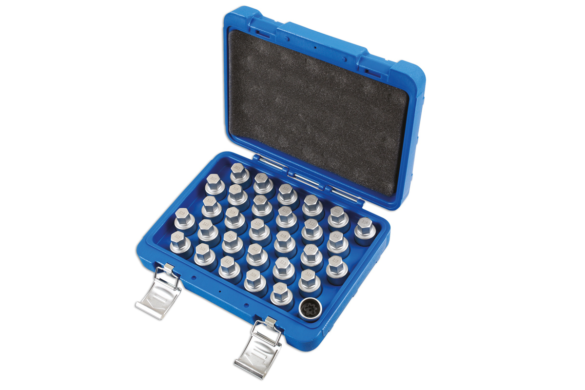 Locking Wheel Nut Key Set Mercedes Benz 30pc Part No. 6767 Part