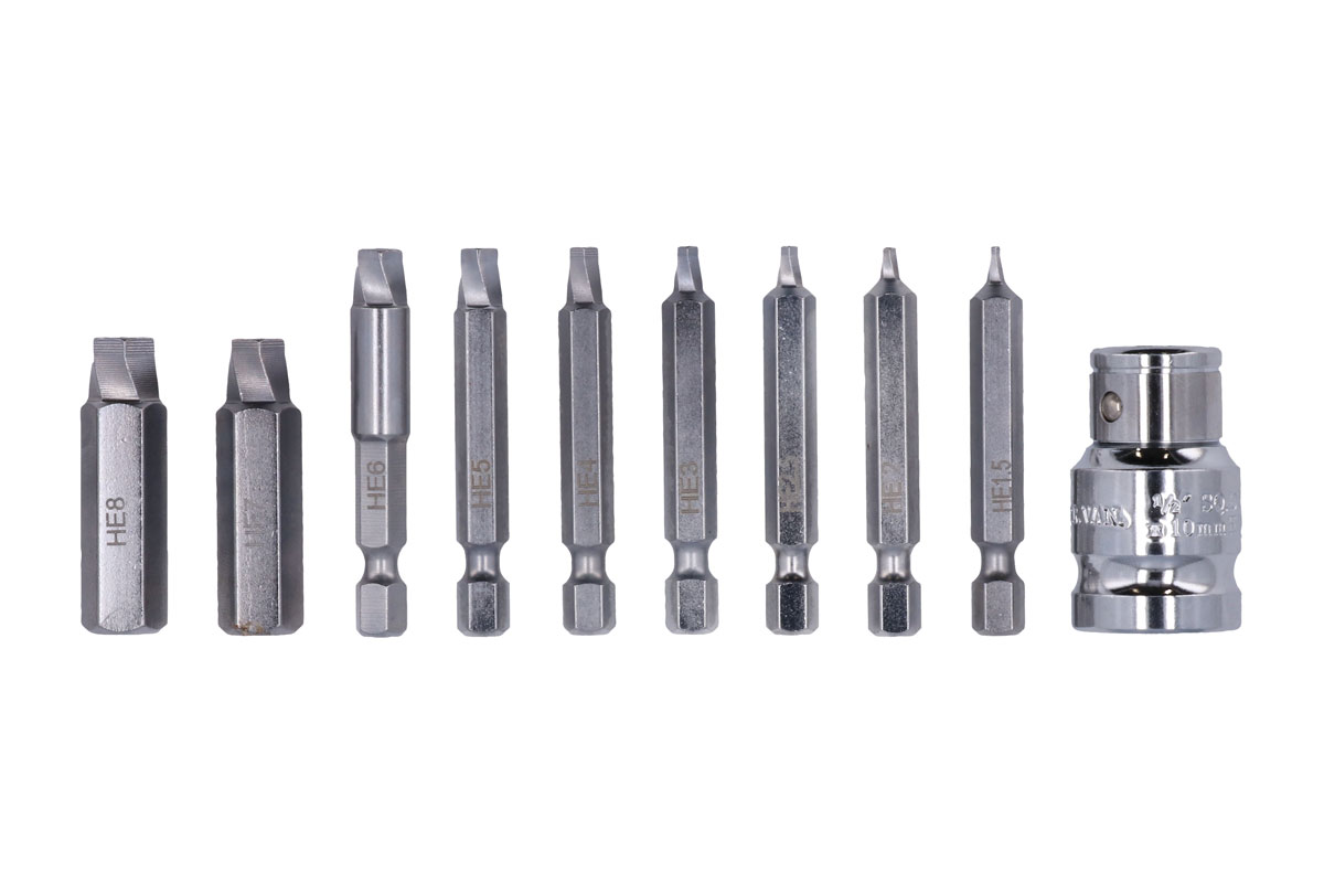 Laser Tools 6845 Damaged Cap Head Bolt/Screw Extractor Set 11pc