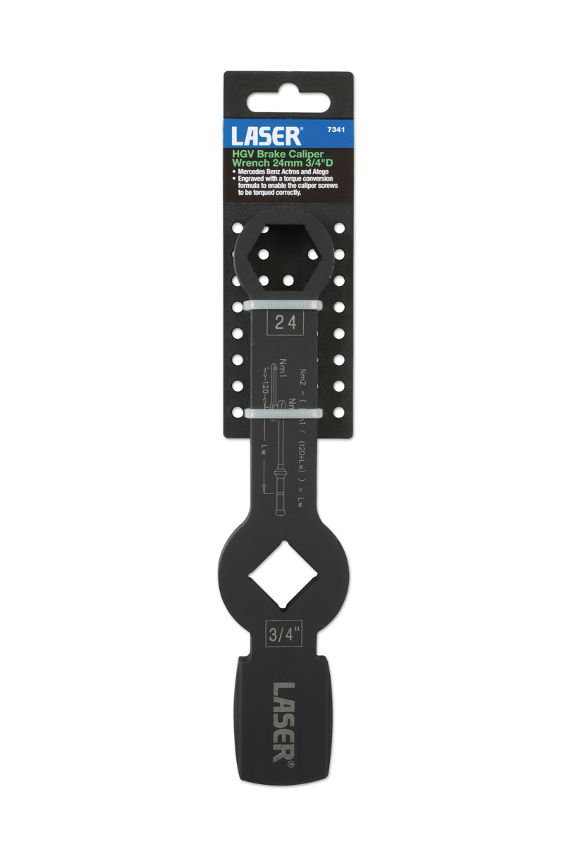 Laser Tools 7341 HGV Brake Caliper Wrench 24mm