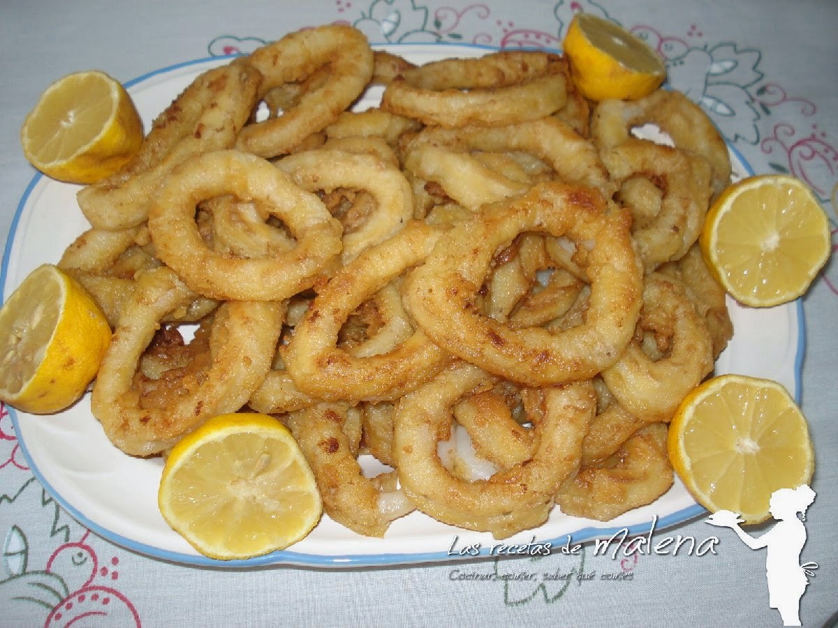 Calamares fritos muy tiernos con rebozado crujiente Las Recetas de Malena
