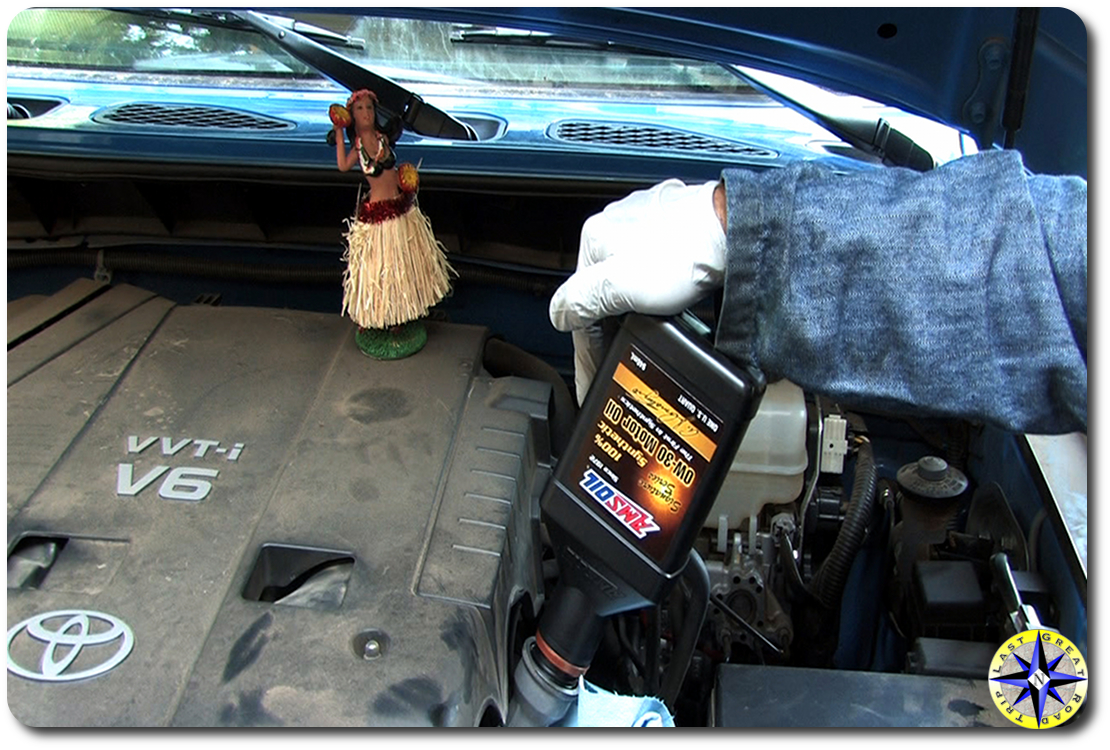 Toyota FJ Cruiser oil change instructions and video Overland
