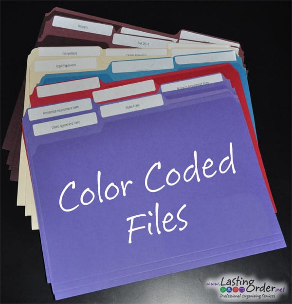 Color Coded Files
