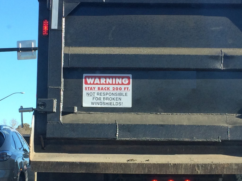 Not Responsible For Broken Windshields? Yeah, YOU ARE! LaszloLaw