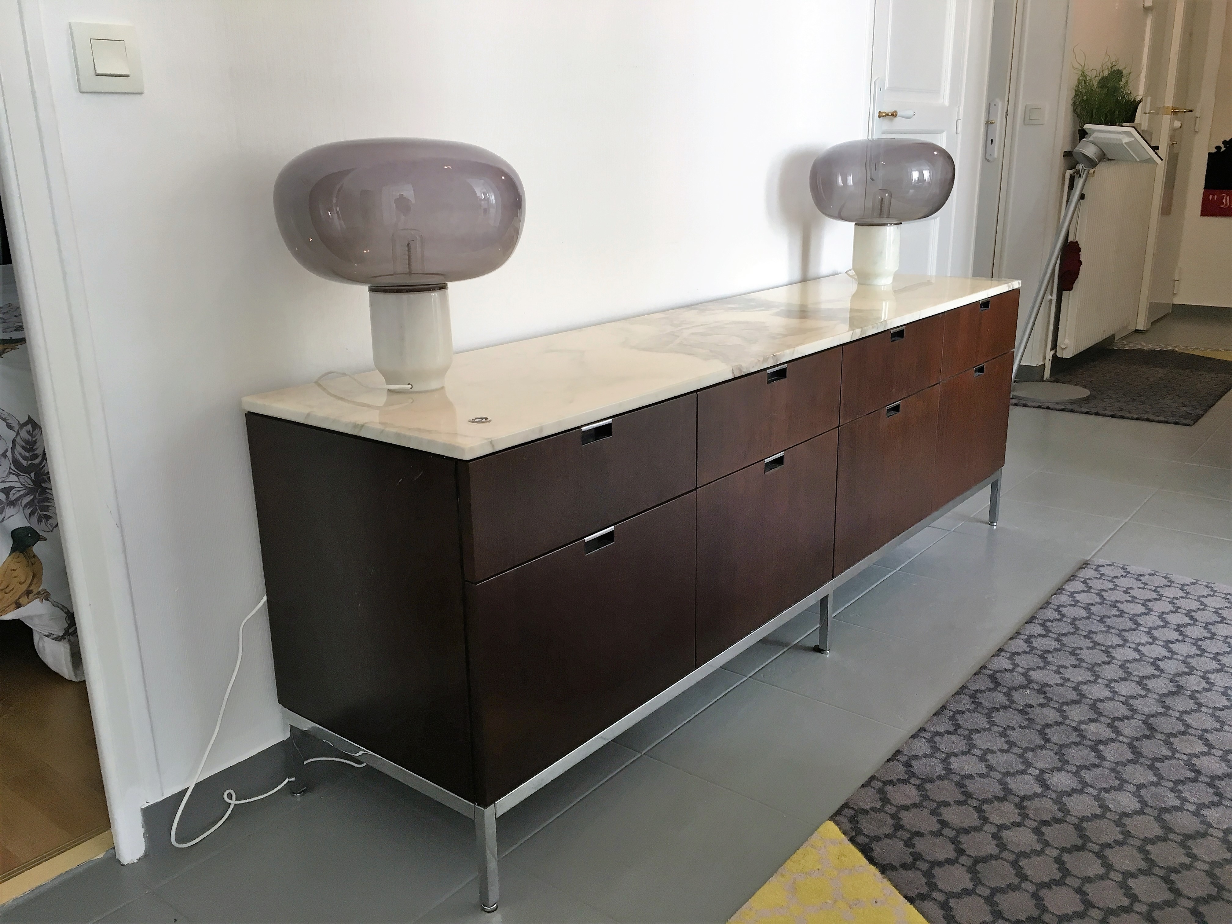 Sideboard enfilade design Florence Knoll circa 1970 L'Atelier 50