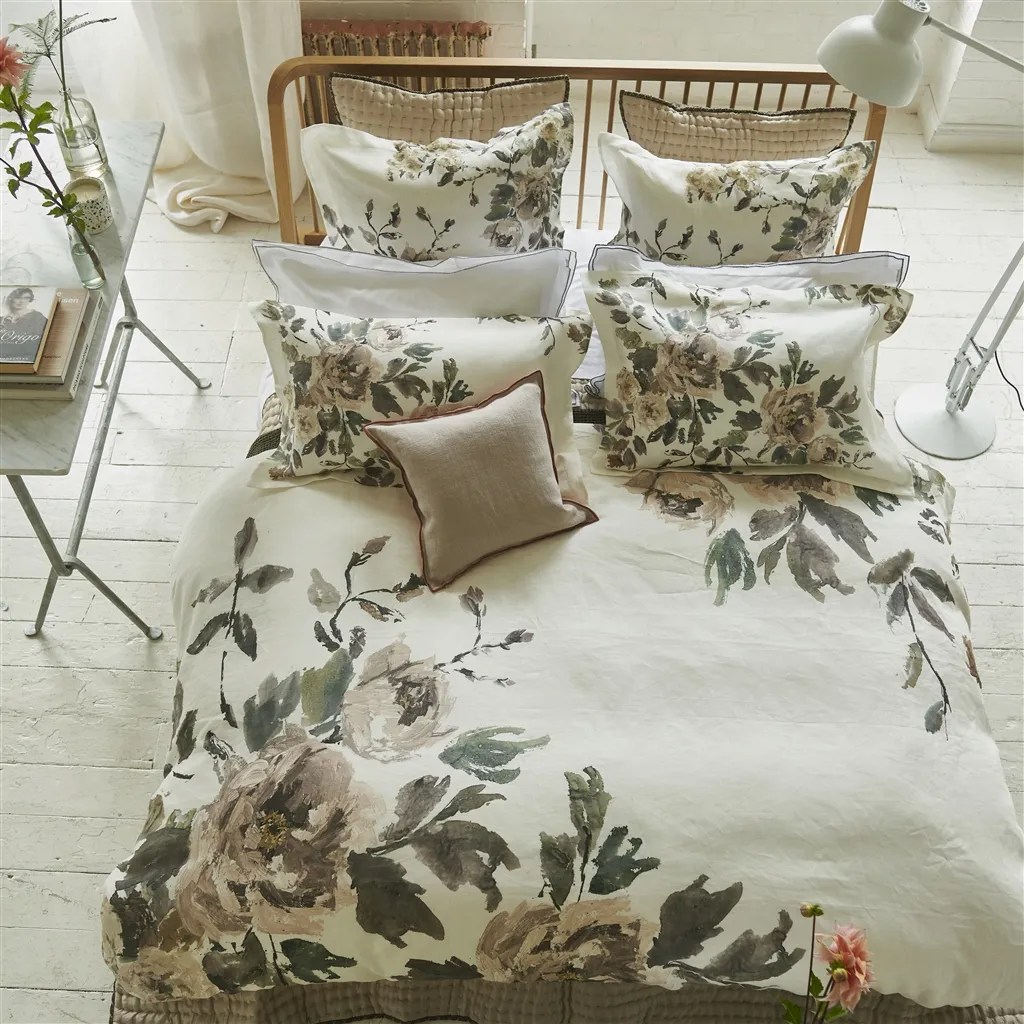 Shanghai Garden Ecru Duvet Cover Latest Bedding