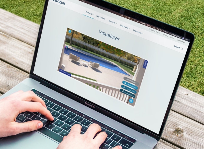 Glitter House with Pool Coloring Page, Learn Colors coloring