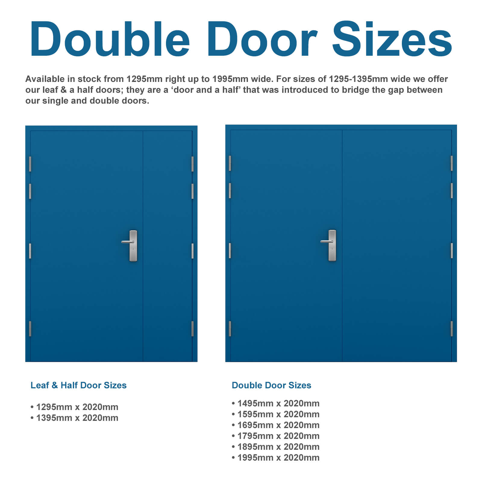 Steel Security Doors Double Latham's Steel Doors
