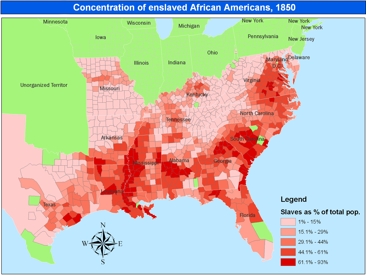 Slavery maps