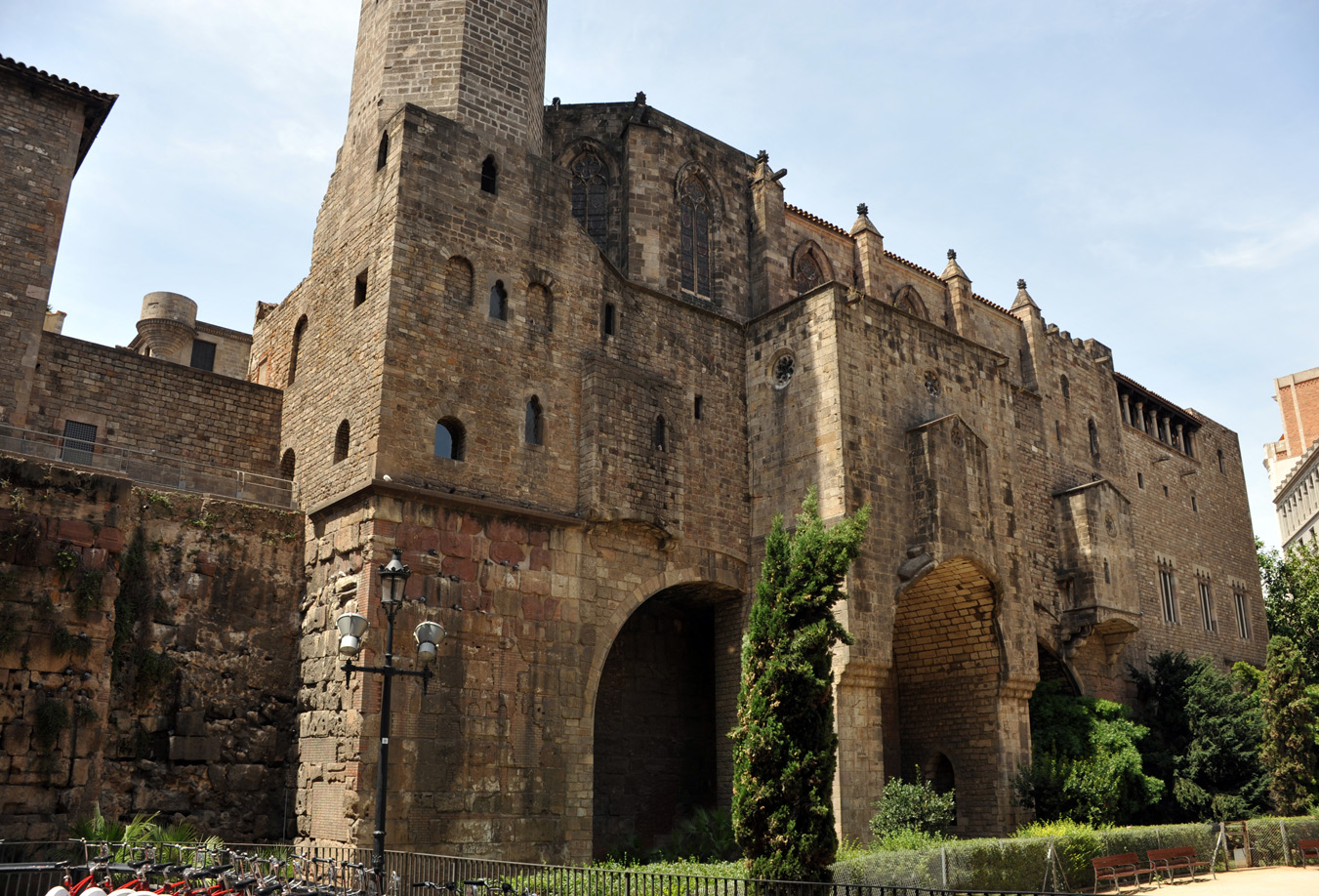 Roman Wall, Barcelona, Spain