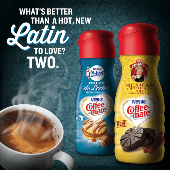 Latino Rebels CoffeeMate’s Push to Promote ‘Steamy, New Latin