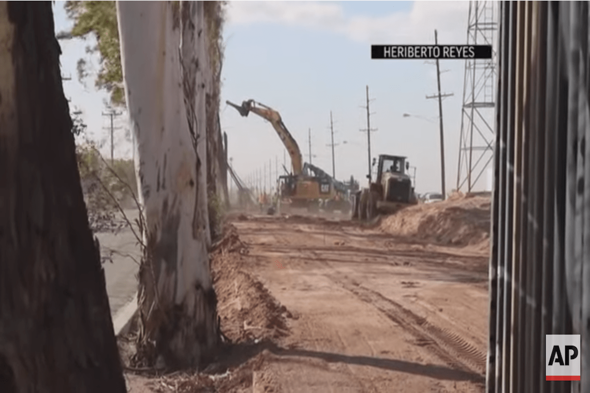 Winds Topple US Border Wall Being Built; It Falls in Mexico Latino Rebels
