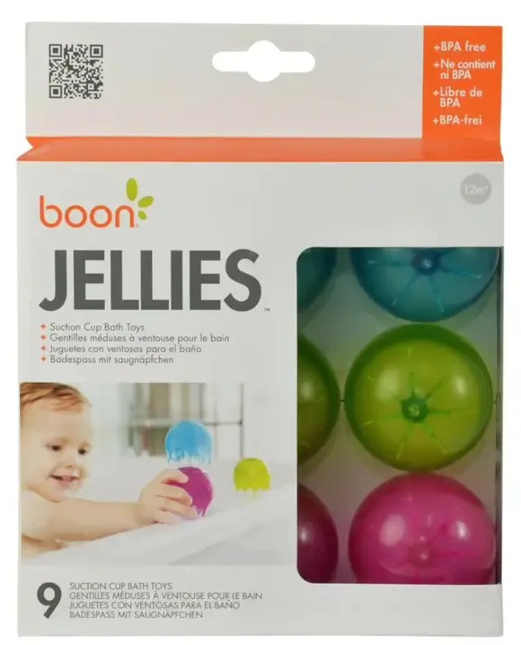 Boon Jellies Suction Cup Bath Toys Laugh and Learn