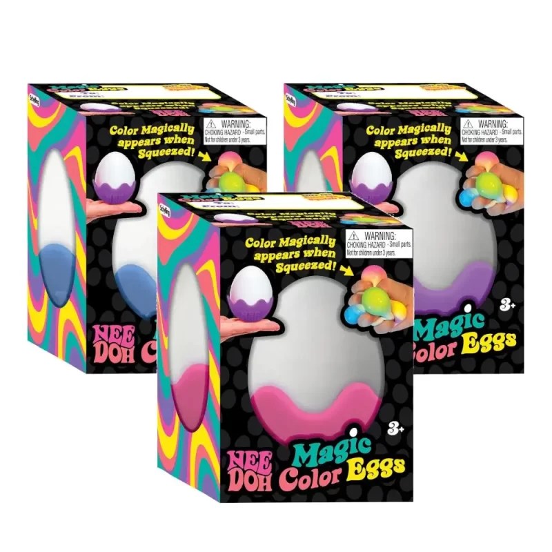 Nee Doh Magic Colour Eggs Laugh and Learn