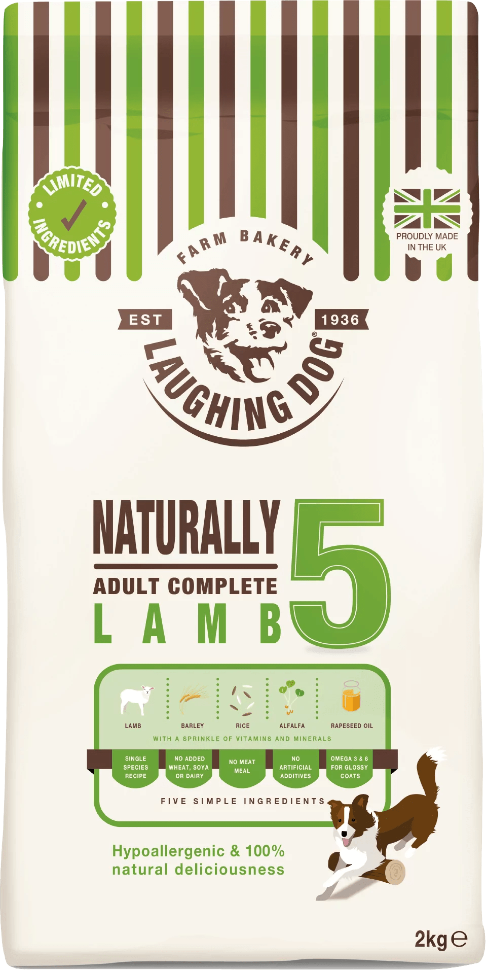 Naturally Complete Dog Food Made In The UK Laughing Dog Food