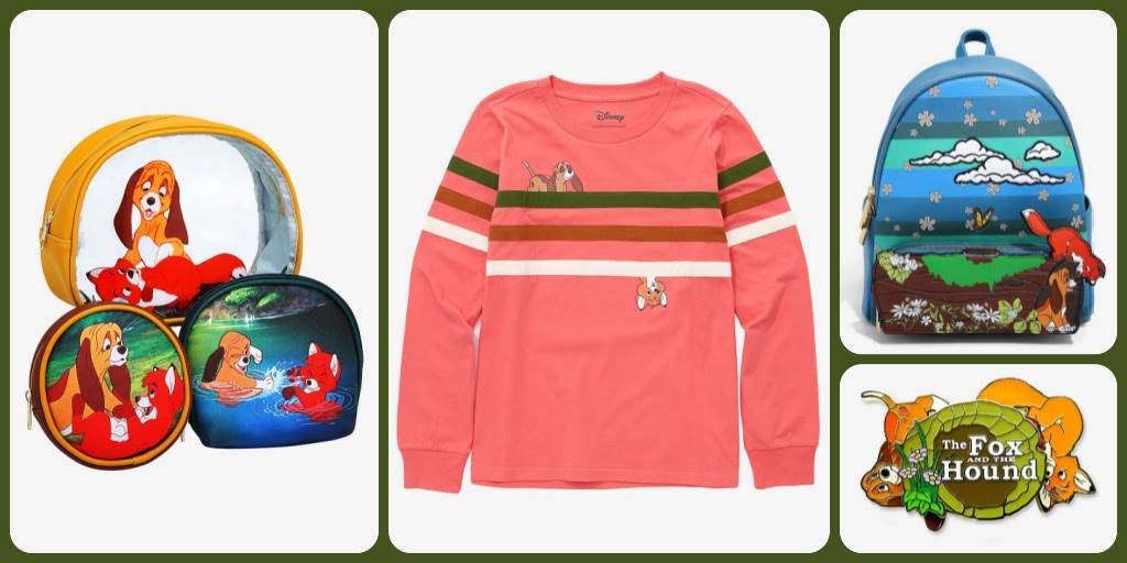 HER UNIVERSE Fox and the Hound CHIBI Todd and Copper backpack www