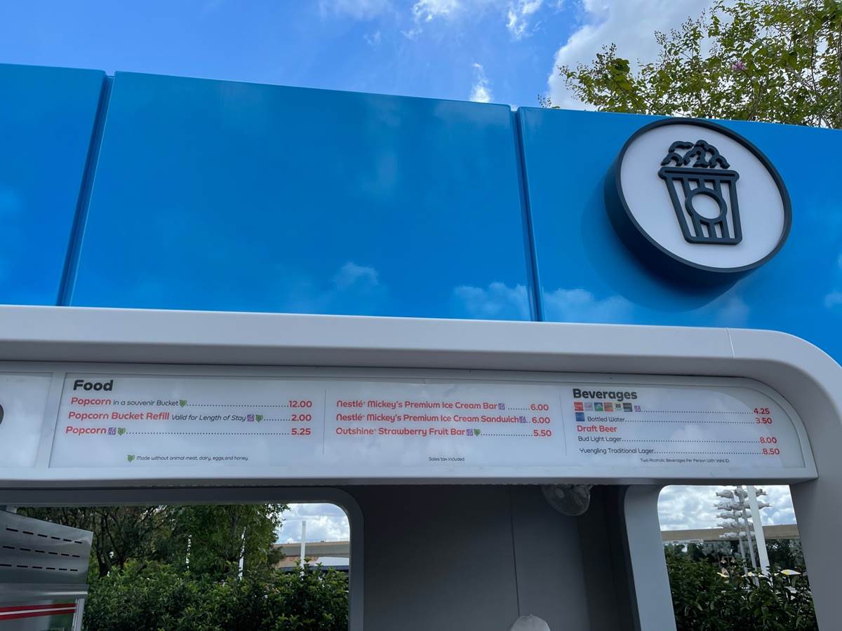 New Popcorn Stand Opens at EPCOT