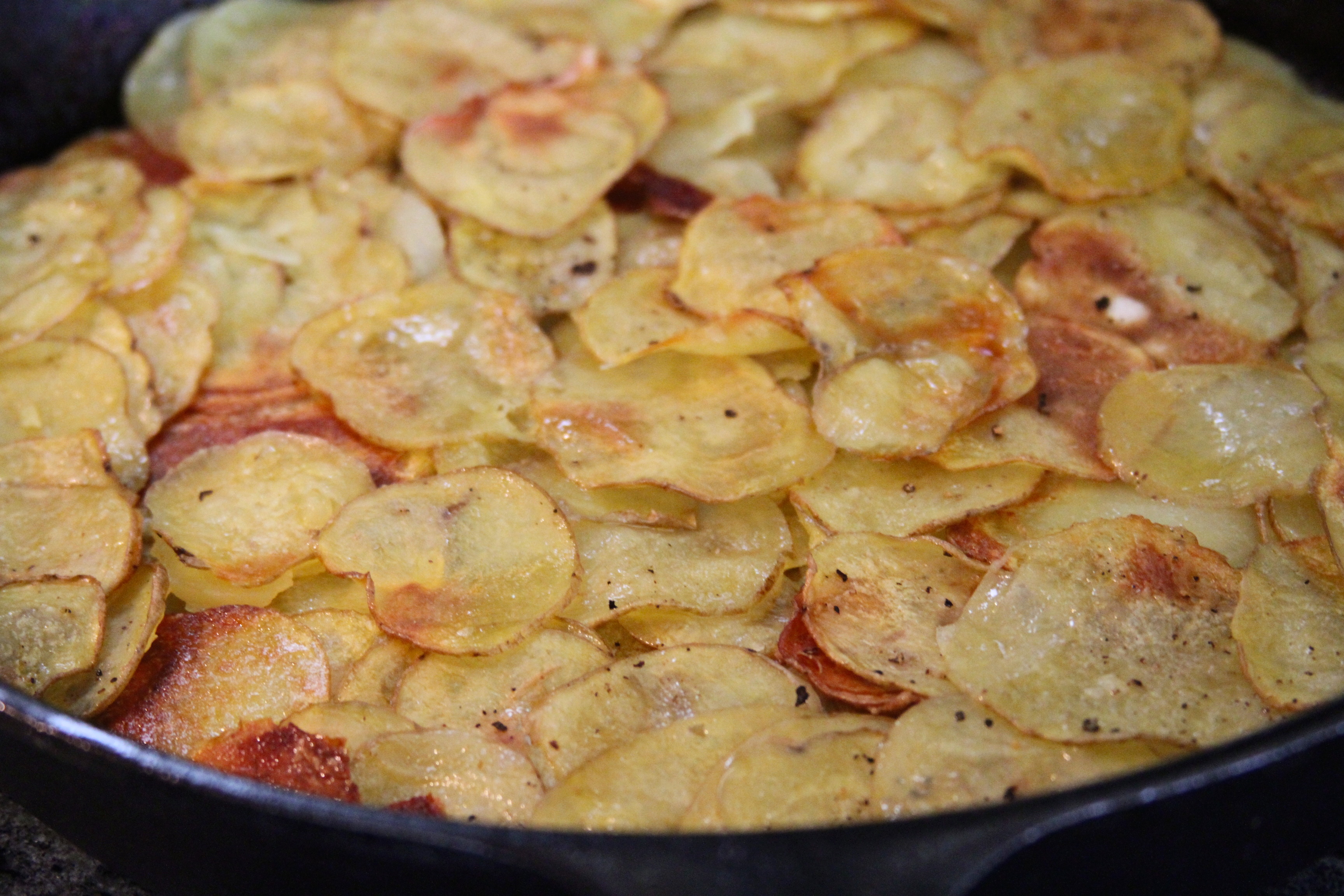 Potato Scallion Feta Frittata Laundry In Louboutins