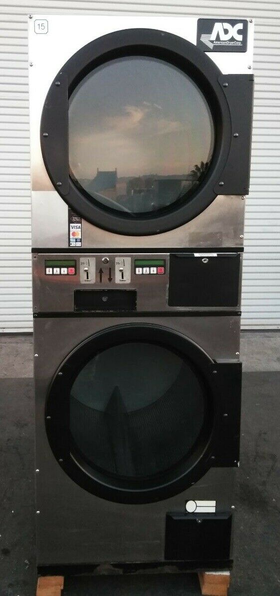 ADC (American Dryer Corp) ADG236D Stack Dryer Coin Op 30LB 120V, S/N