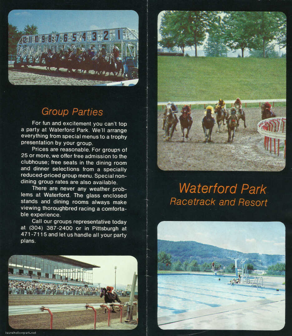 Waterford Park, Thoroughbred Racetrack Newell, West Virginia