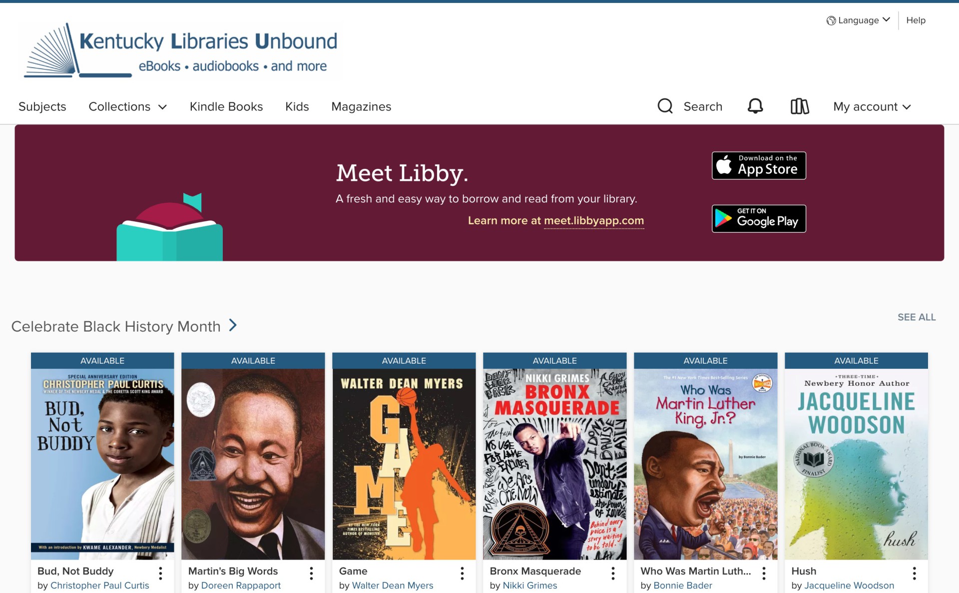 Libby Laurel County Public Library