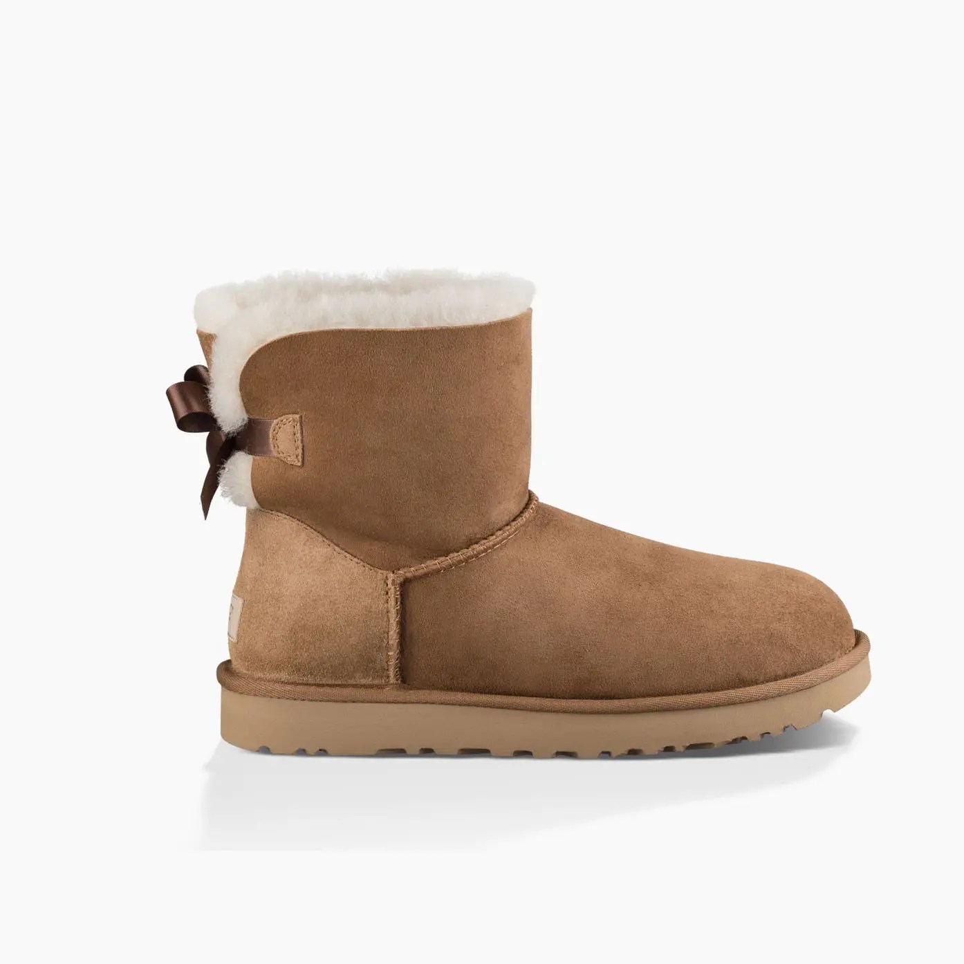 Ugg Women's Mini Bailey Bow II Boot Chestnut Laurie's Shoes