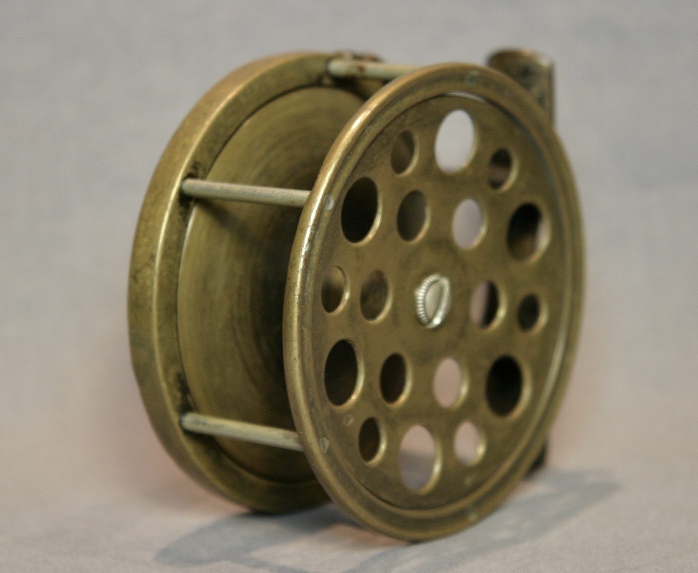Hardy Bros Brass Perfect 3 1/2" Fly Fishing Reel Lava Creek Trading