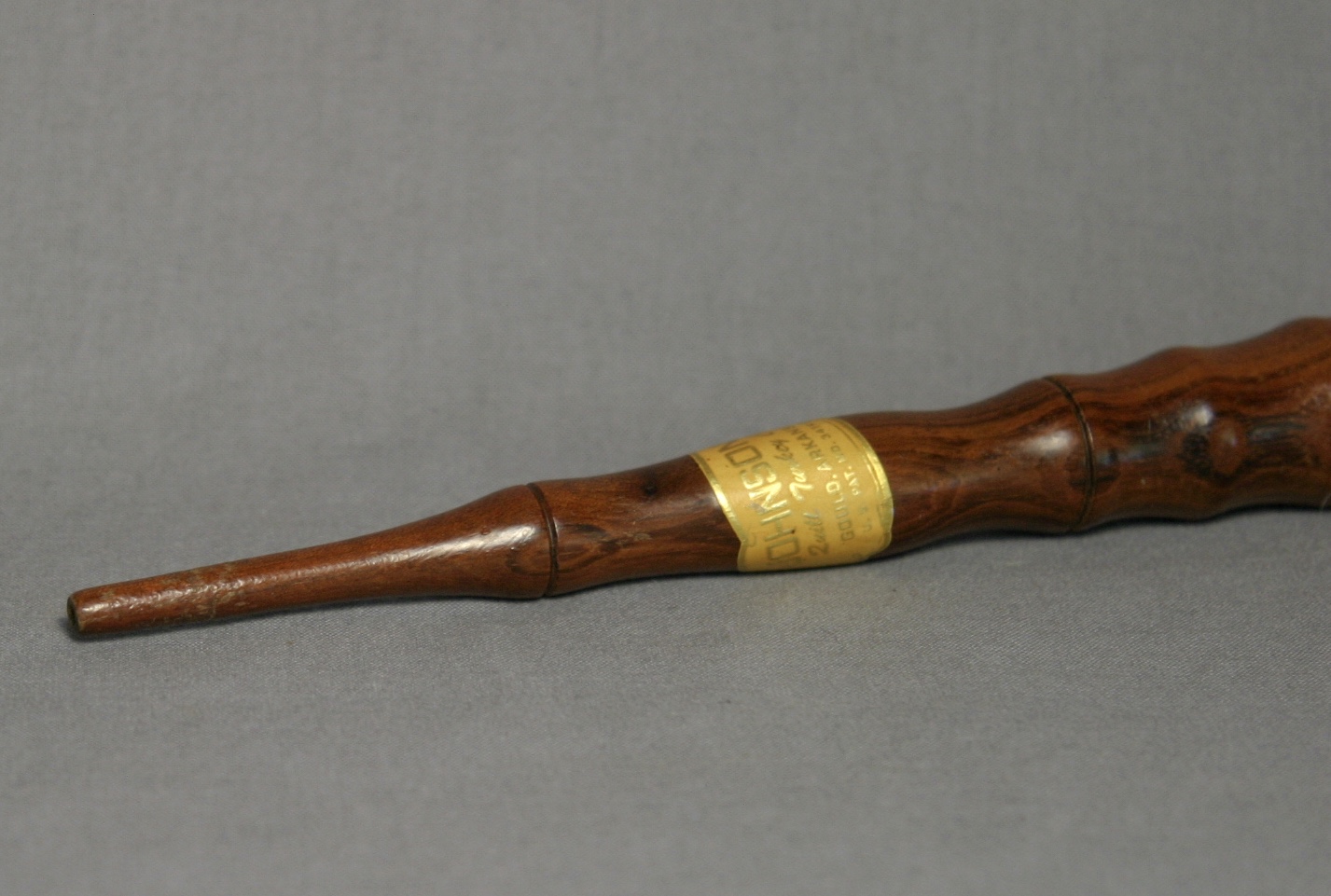 Johnson's Qill Turkey Call Gold Label Yelper Lava Creek Trading Company