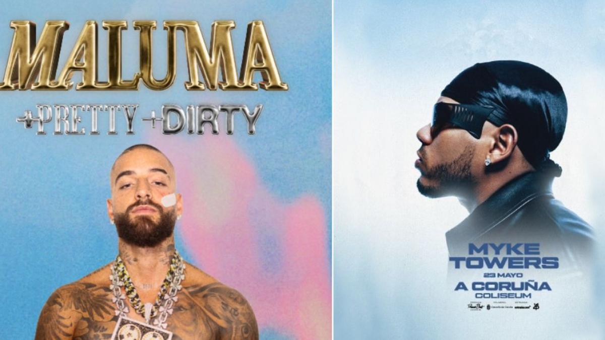 Major concerts in Spain for 2025 Myke Towers, Joaquín Sabina, Chayanne, Maluma...