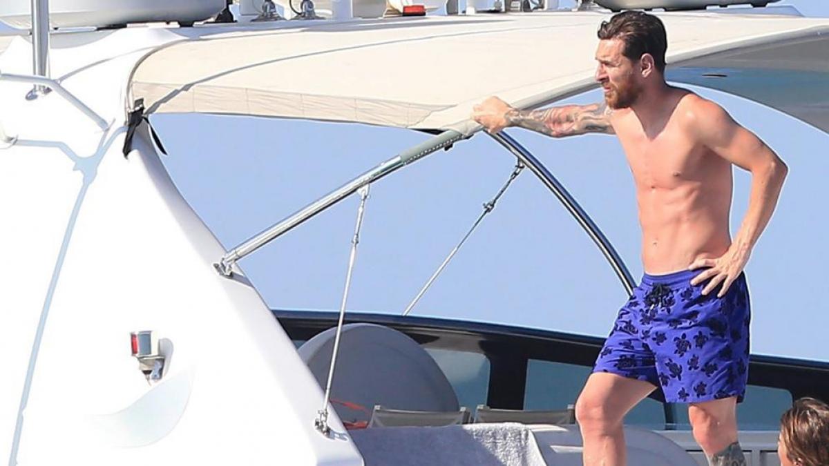 Messi y su familia de vacaciones en