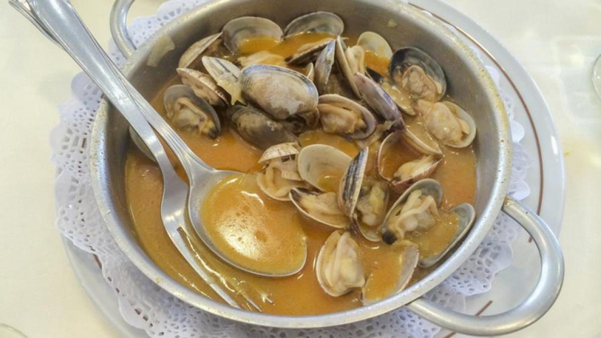 Receta almejas en salsa marinera