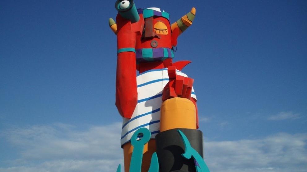 Todo preparado para quemar el Dimoni en Badalona