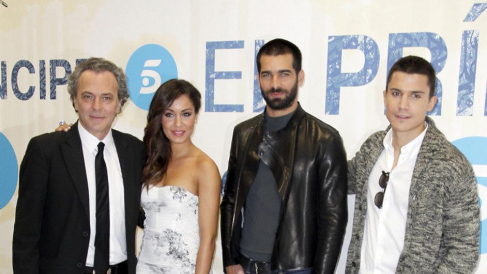 Rubén Cortada, José Coronado, Hiba Abouk y Álex González, en la