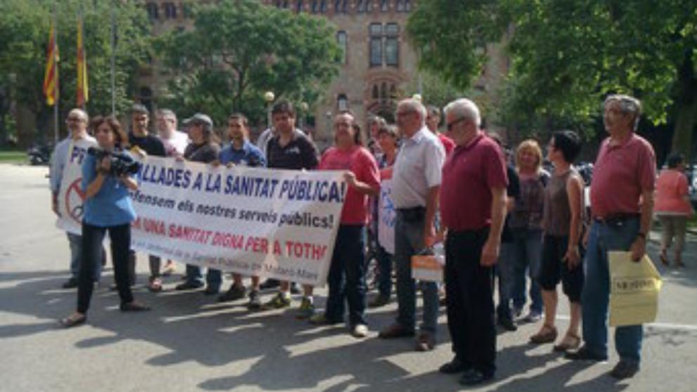 Los trabajadores del Hospital de Mataró, en pie de guerra