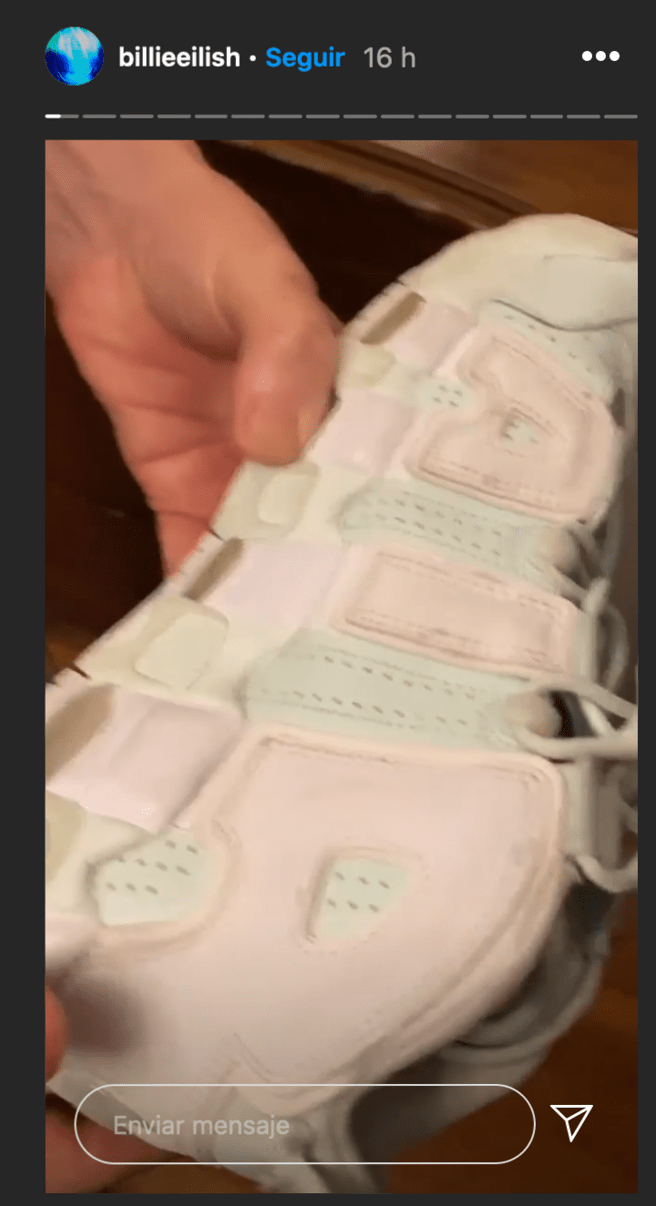 ??De qu?? color son las zapatillas Nike de Billie Eilish?